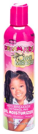 African Pride Dream Kids Olive Miracle Anti Breakage Detangling Oil Moisturizer 236ml