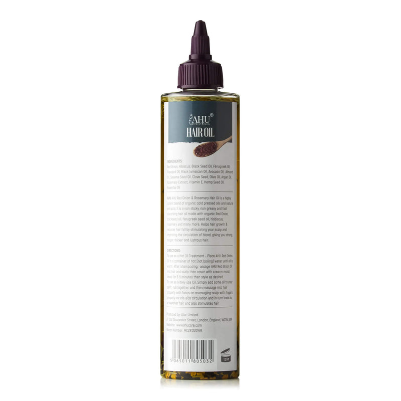 AHU AHU Red Onion & Rosemary Hair Oil 300ml