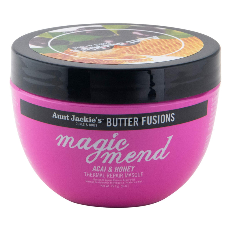 Aunt Jackie's Aunt Jackie's Butter Fusions Magic Mend Acai & Honey Thermal Repair Masque 8 oz