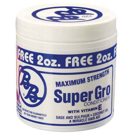 BB Bronner Bros BB Maximum Strength Super Gro Conditioner with Vitamin E, 177ml