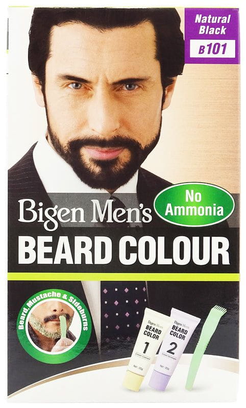 Bigen Bigen BEARD (B101) Natural Black Bigen Men's Beard Colour