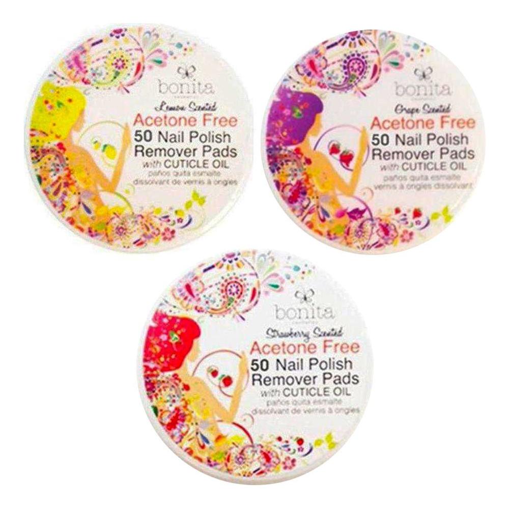 Bonita Health & Beauty Bonita Nail Polish Remover 50 Pads