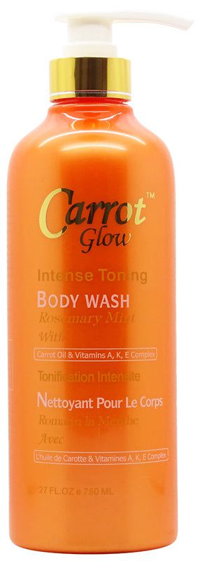 Carrot Glow Carrot Glow Intense Toning Body Wash Rosemary Mint with Carrot Oil & Vitamins A, K, E Complex 500ml