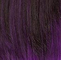 Cherish 46'' = 116 cm / Schwarz-Purple Mix Ombre #T1B/PU Cherish Pre Stretched Ultra Braid 3x Pack Value Braid 46'' /  56'' - Cheveux synthétiques