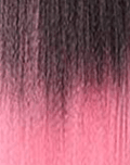 Cherish 46'' = 116 cm / Schwarz-Rosa Mix #T1B/Pink Cherish Pre Stretched Ultra Braid 3x Pack Value Braid 46'' /  56'' - Cheveux synthétiques