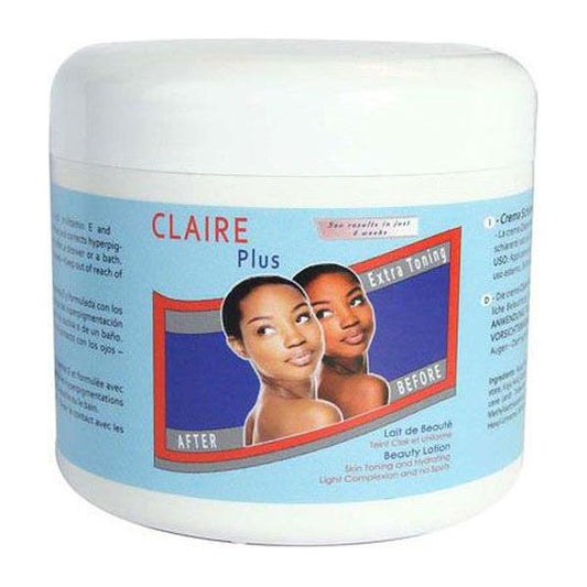Claire Plus Health & Beauty Claire Plus Extra Toning Cream 450ml