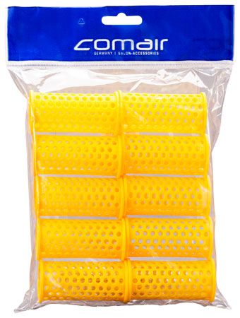 Comair Comair Mesh Rollers Yellow : 3011743 (10 Pcs/Pack)