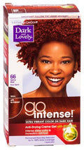 Dark and Lovely Dark and Lovely Color Intense:66 Spice Red Dark and Lovely Soft Sheen-Carson Go Intense Ultra Vibrant Color On Dark Hair