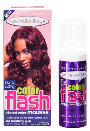 Dark and Lovely Dark and Lovely Soft Sheen-Carson Color Flash Vibrant Color Mousse 1.76 oz