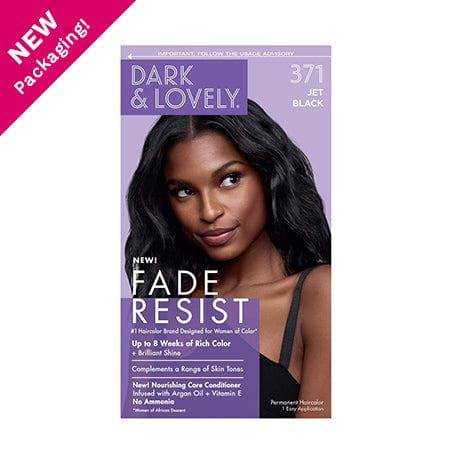 Dark and Lovely Dark & Lovely Color 371 Jet Black Dark and Lovely Soft Sheen-Carson Fade Resist Rich Conditioning Color