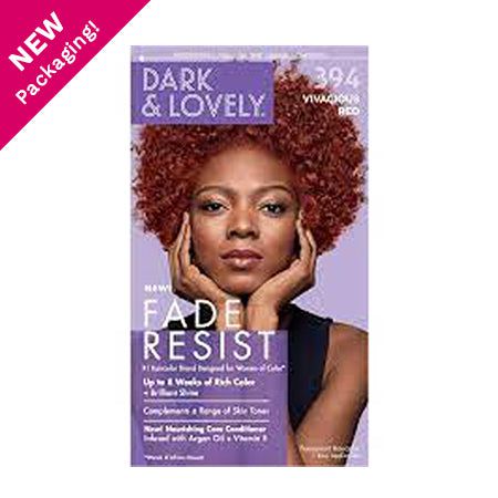 Dark and Lovely Dark & Lovely Color :394 Vivacious Red Dark and Lovely Soft Sheen-Carson Fade Resist Rich Conditioning Color