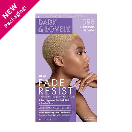 Dark and Lovely Dark & Lovely Color :396 Luminous Blond Dark and Lovely Soft Sheen-Carson Fade Resist Rich Conditioning Color