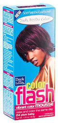 Dark and Lovely Dark & Lovely Color  Plum Baby :24 Dark and Lovely Soft Sheen-Carson Color Flash Vibrant Color Mousse 1.76 oz