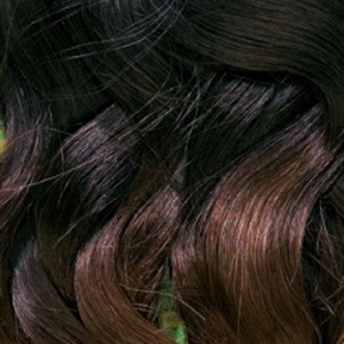 Dream Hair 14" = 35 cm / Schwarz-Rot Mix Ombré