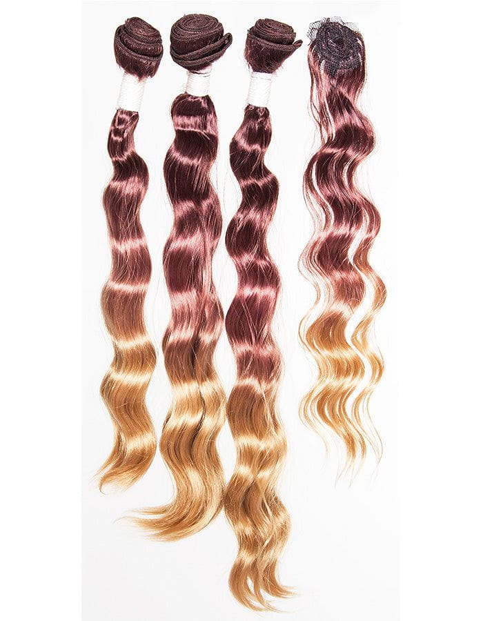 Dream Hair Dream Hair Ombre Synthetic Weft 4Pcs Color: 4-10-27