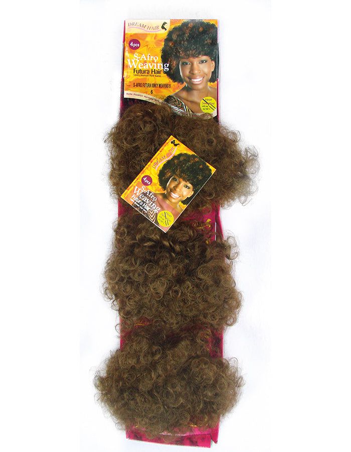 Dream Hair Dream Hair S-Afro Futura Kinky Weaving 9 Synthetic Hair 4 pcs.