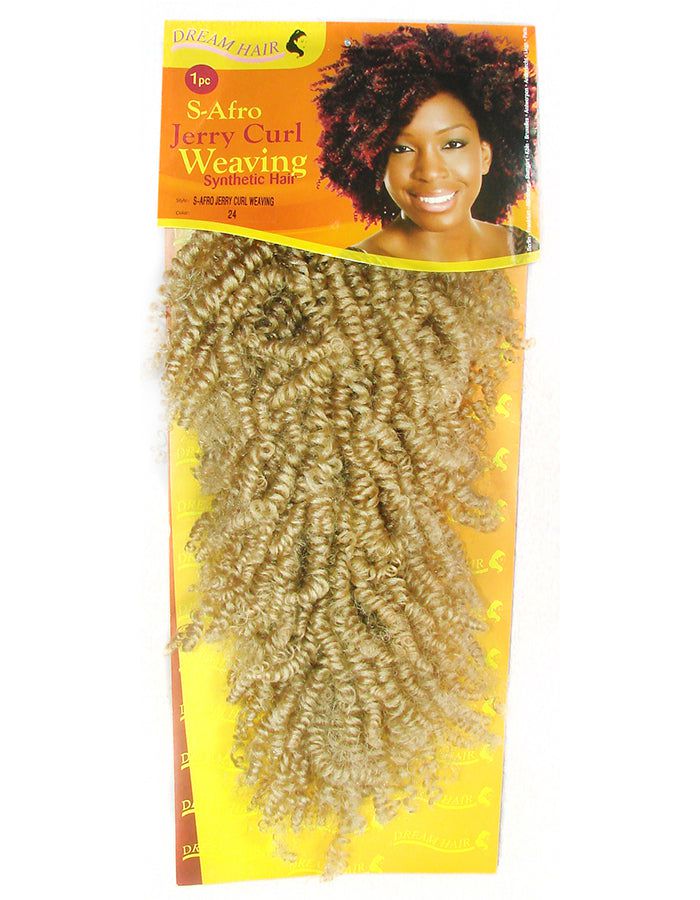 Dream Hair Dream Hair S-Afro Jerry Curl Weaving Synthetic Hair 18" 1Pc.