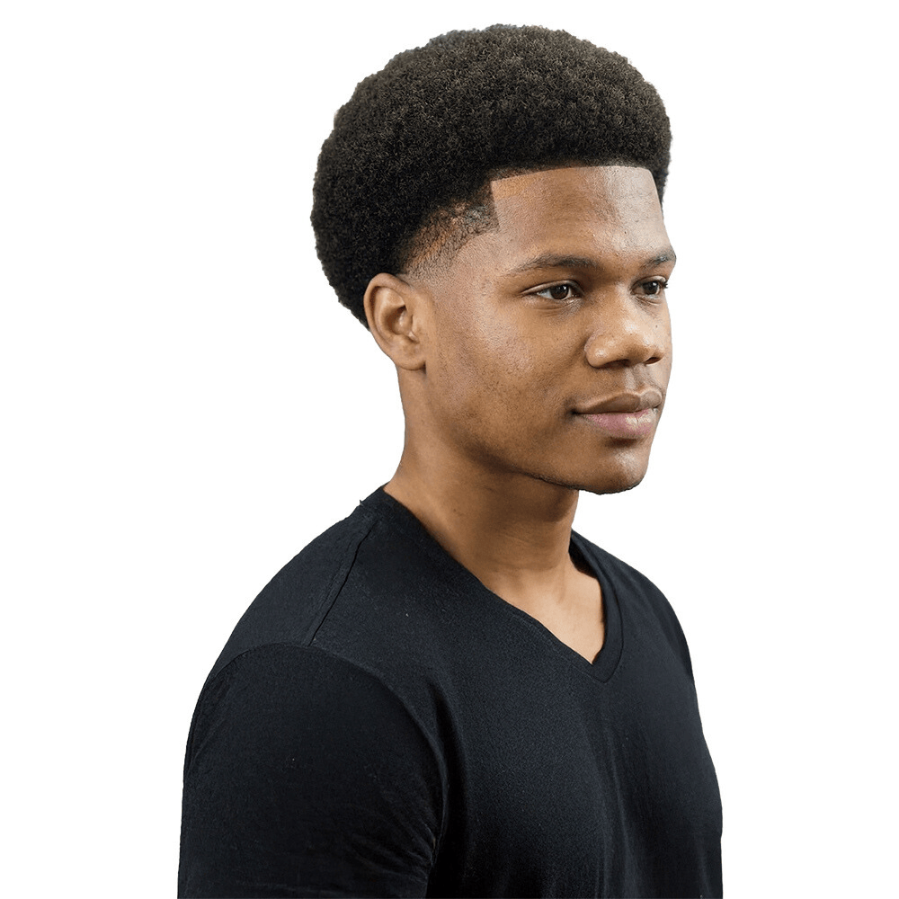 Dream Hair Health & Beauty 1B Dream Hair Natural Human Afro Men lace wig 6mm