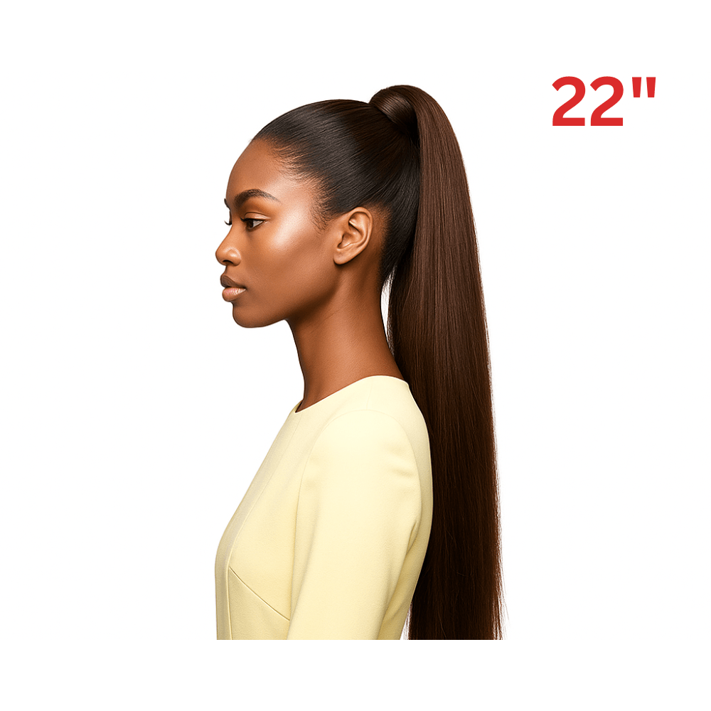 Dream Hair Health & Beauty 22" / #4 Dream hair EL Ponytail Straight Human Hair ( 22" & 24")