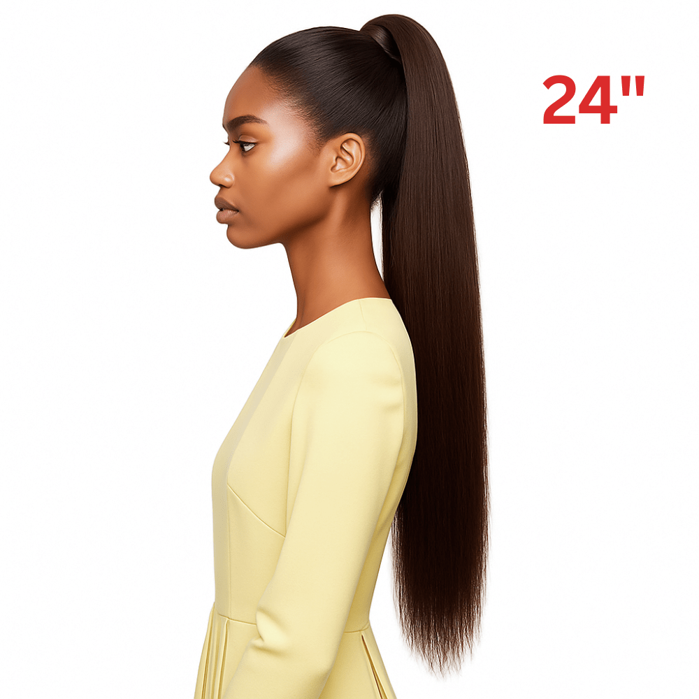 Dream Hair Health & Beauty 24" / #2 Dream hair EL Ponytail Straight Human Hair ( 22" & 24")