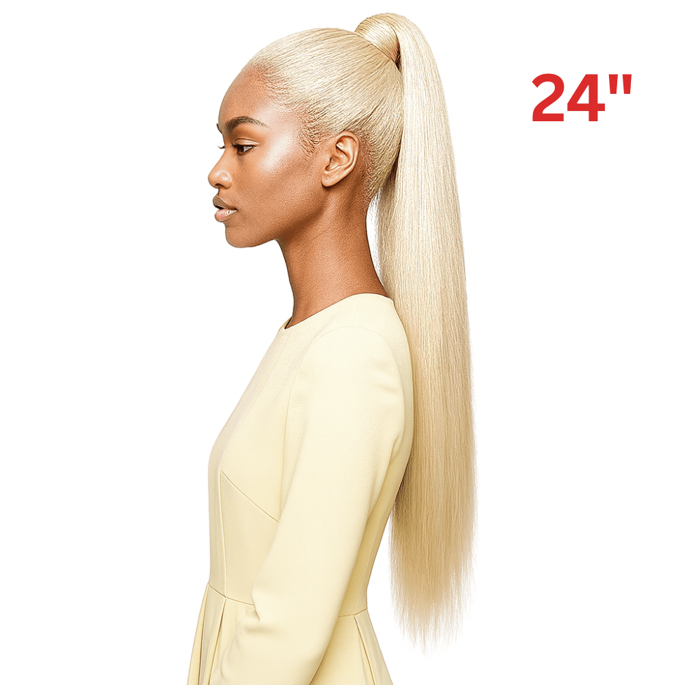 Dream Hair Health & Beauty 24" / #613 Dream hair EL Ponytail Straight Human Hair ( 22" & 24")