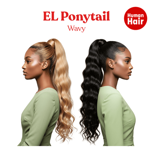 Dream Hair Health & Beauty Dream hair El Ponytail Wavy Human Hair (22" & 24")