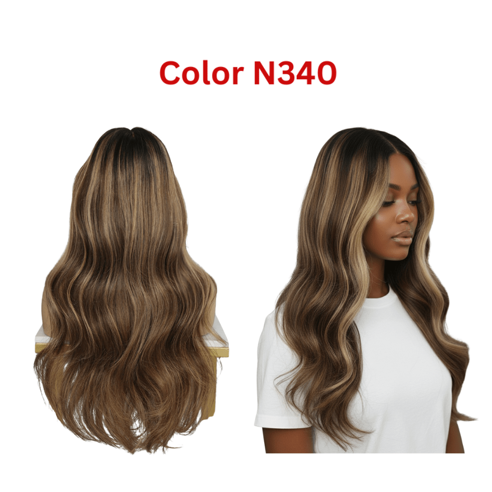 Dream Hair Health & Beauty #N340 Dream Hair Wavy 13x6 Glueless Wig 18"