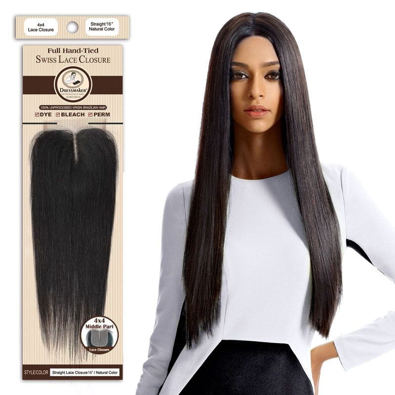 Dream Hair Natural Brazilian TOP Part lace CLOSURE Straight Natural Color
