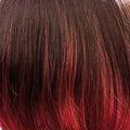 Dream Hair Schwarz-Burgundy Mix Ombré #TT1B/Burg Dream Hair Wig Touch Me Synthetic Hair, Kunsthaar Perücke