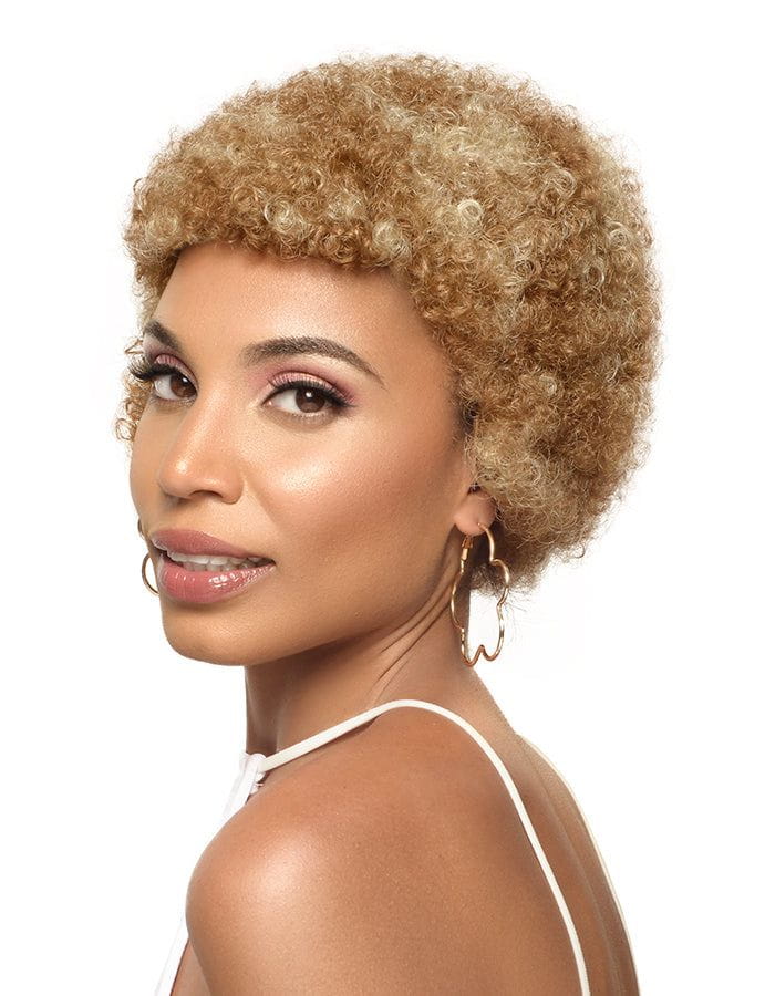 Dream Hair Wig Afro Short Synthetic Hair, Kunsthaar Perücke, Afroperücke, Color:1