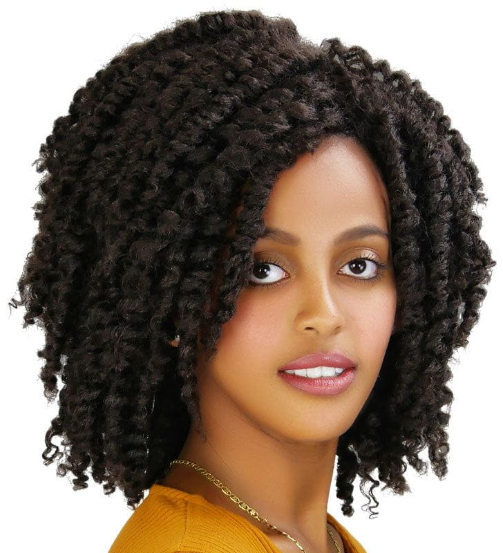 Dream Hair WIG Jamaica Collection H Bob Tiefschwarz
