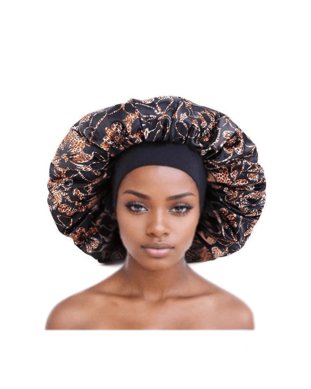 Dreamfix Health & Beauty Dreamfix Large Print Bonnet -Adult Leopard Dreamfix Grand Bonnet Imprimé Adulte