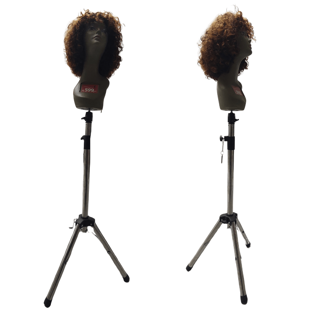 Dreamfix Health & Beauty Dreamfix Mannequin Head Tripod Stand (Black)