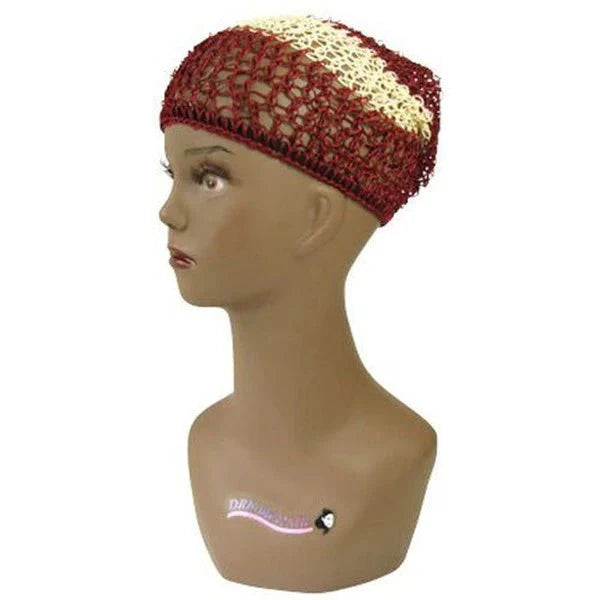 Dreamfix Health & Beauty Hair Net Mix Red& Cream Dreamfix Hair Net Caps