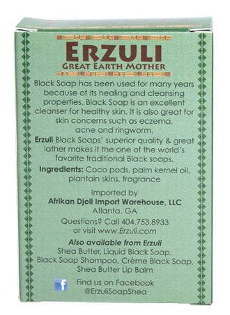 Erzuli Erzuli Black Soap Jasmine 4oz/120g