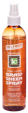 Fantasia ic Fantasia IC Herbal Vitamin Braid Sheen Spray 355ml