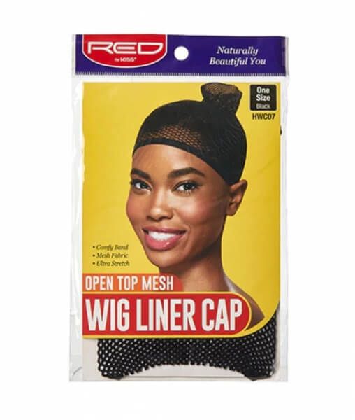 gtworld.be Red By Kiss Open Top Mesh Wig Liner Cap Black