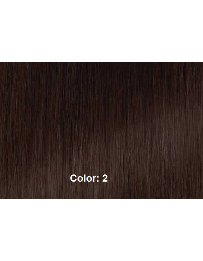 Hair by Sleek Hair by Sleek Remi Touch Choice Yaki Straight 10" Human Hair Color: 2 Dunkelbraun