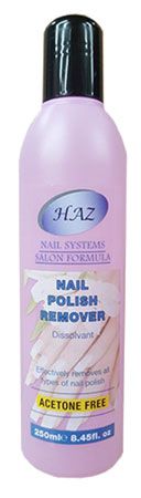 HAZ HAZ Nail Polish Remover Acetone Free 250ml