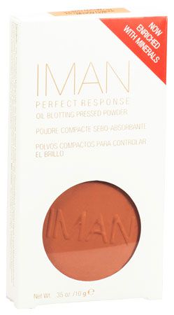Iman Iman Perfect Response Oil-Blotting Pressed Powder Medium Deep 10g