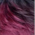 Impression Schwarz-Burgundy Mix Ombre #OM99J Impression Lace Perücke Emma - Cheveux synthétiques