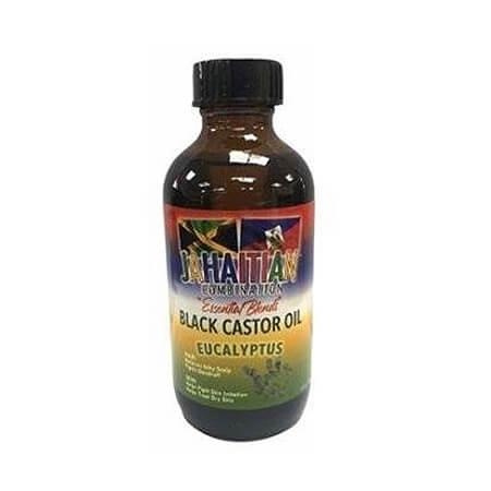 Jahaitian Combination Jahaitian Essential Blend Black Castor Oil & Eucalyptus 4oz