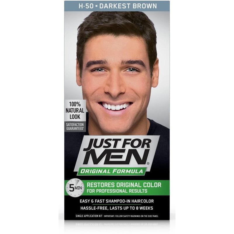 Just For Men Just For Men Easy & Fast Shampoo-In Haircolor Darkest Brown