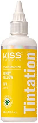 Kiss Tintation Funky Yellow Kiss Tintation Semi-Permanente Haarfarbe 148ml