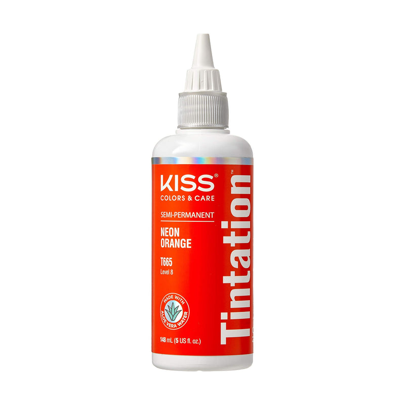 Kiss Tintation Kiss Tintation  Neon Orange Kiss Tintation Semi-Permanente Haarfarbe 148ml