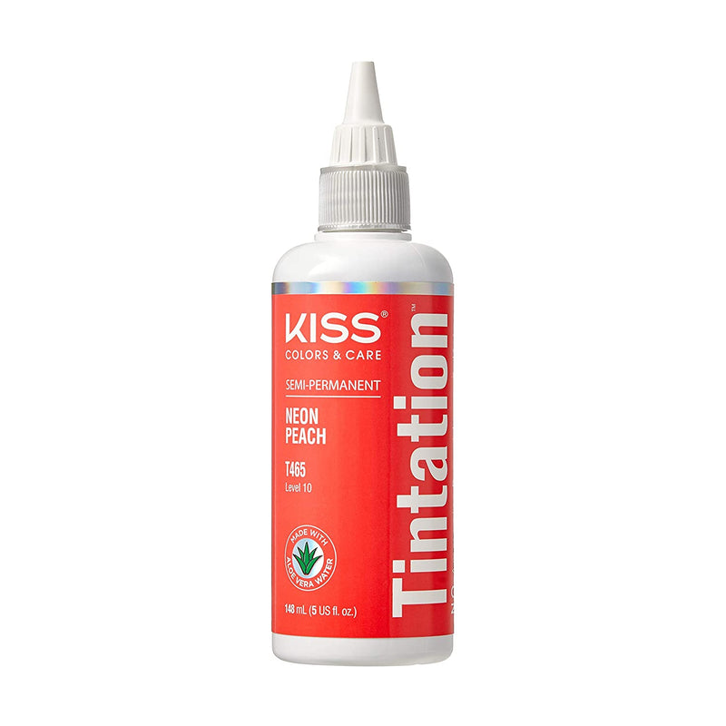 Kiss Tintation Kiss Tintation  Neon Peach Kiss Tintation Semi-Permanente Haarfarbe 148ml