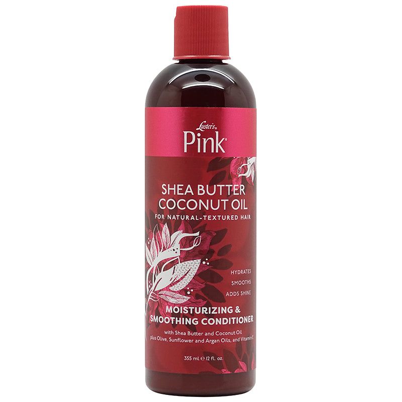 Luster's Pink Pink Shea Butter Kokosnussöl Feuchtigkeitsspendende & Glättende Spülung 355Ml