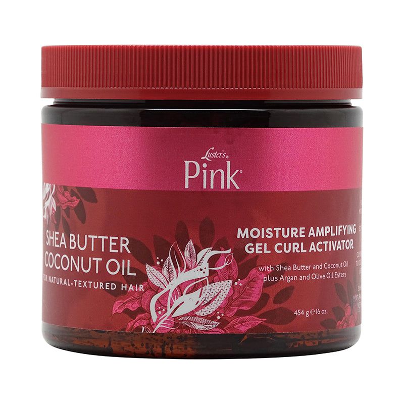 Luster's Pink Pink Shea Butter Kokosnussöl Gel Lockenaktivator 454g