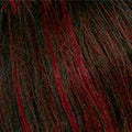 Mane Concept Schwarz-Burgundy Mix #F1B/BURG Mane Concept RIRI Super Long Wavy Ponytail 28" - Synthetic Hair