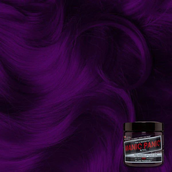 Manic Panic Plum Passion Manic Panic Semi-Permanente Haarfarbe Creme 118ml